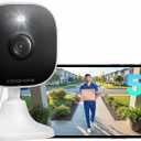 4MP Cameras for Home Security with Audio and Video, Outdoor Security Camera Indoor, 2.4g/5g Cameras for House/Pet/Baby, Plug and Play, Support 128G Card Storage (Not Included), Wired