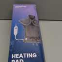 RENPHO Electric Heating Pad for Back, Mothers Day Gifts & Birthday Gifts for Mom Dad Women Men, FSA Eligible & HSA Store, Neck and Shoulder Heat Pad, Fast Heating, 24"x33", ETL Certified, Dark Blue