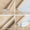 Heroad Wood Contact Paper Peel and Stick Wood Grain Wallpaper Oak Light Wood Contact Paper Countertops Cabinet Vinyl Wrap Thicken Textured Decoration Waterproof Self-Adhesive 17.5"x197"
