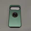 JAME for Google Pixel 10 Case/Pixel 10 Pro Case, Slim Fit Military Grade Shockproof Cover with Metal Ring Holder Stand Kickstand Protective Phone Case for Google Pixel 10/10 Pro 6.3", Alpine Green