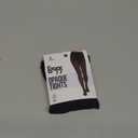 L'eggs Casual Women's Opaque Tights, Same to Waist, Sheer Toe, Black, Large