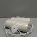 Beige Lamp shades Set of 2, Linen Drum Lampshades, 10.24" Top x 10.24" Bottom x 7.48" High Small Lamp Shade for Table Lamps & Floor Lam-ps & Bedside Lam ps Replacement, Easy Assembly(White)