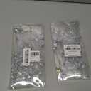 2 x 18pcs Crystal Christmas Ornaments for Tree Decorations-Hanging Acrylic Snowflake Icicle Ornaments with Drop Pendants for Winter Wonderland Chandelier Crystals Decorations Supplies