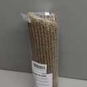 BEQHAUSE Dirt Trapper Door Mat 17" x 30" Half Circle Non Slip Washable Doormats Entrance Rugs Absorbent Welcome Low Profile Floor Mats for Front Back Door and Entryway, Taupe (1'5" x 2'6" (Semicircular))