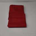 2 Pack Rectangle Tablecloth, 60x104 inch, Water Resistant Wrinkle Free Linen Textured Table Cloth Washable, Decorative Fabric Table Cover for Dining, Party and Camping, Red