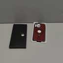 for iPhone 16 Pro Max Leather Case with Stand, Anti-Slip Grip Ring, Fits for MagSafe (Burgundy, IP 16 Pro Max-6.9inch)