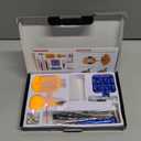 JOREST Watch Repair Kit for Battery Replacement & Link Removal, Resizing &Opener, Watch Repair and Cleaning Screwdriver Set, Wrench Back Remover, Spring Bar Tool