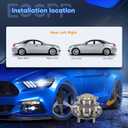 ECCPP Wheel Hub and Bearing Assembly Rear 512450 fit for Honda Civic 2013-2015 5 Lugs Wheel Bearing Hubs with ABS 2pcs