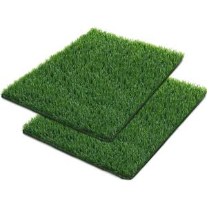 Artificial Grass for Dogs Pee Tray Fake Grass Mat for Professional Puppy Potty Trainer Replacement Dog Grass Pad for Indoor and Outdoor (29.1x19.6 Inch(Pack of 2))