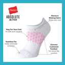 Hanes Women's Absolute Active No Show Socks (4-Pack) (5-9, Black)
