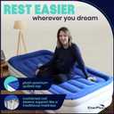 EnerPlex Air Mattress with Built in Pump - Self-Inflating Blow Up Mattress with Neck Support - Inflatable Air Bed for Portable Travel & Home Use