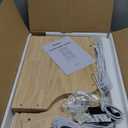 EXPERLAM Stuffed Animal Storage, Wood Stuffed Animal Zoo with Toy Chest, Vertical Stuffed Animal Holder with Thicker Elastic Band, Plushies Storage for Playroom, Living Room, Nurseryroom, Bedroom