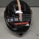 DOT Approved Modular Flip Up Motorcycle Helmet, Dual Visor Full Face Adult Line, Medium