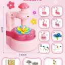 MISSOLO DIY-Crafts for Kids-Toys for Ages 4-13-Arts and Crafts for Kids-Develop Children's Critical Thinking Skills-Gifts for Kids-Fabric Flower Bouquets Toy -SIncludes Toy Storage Box (Pink)