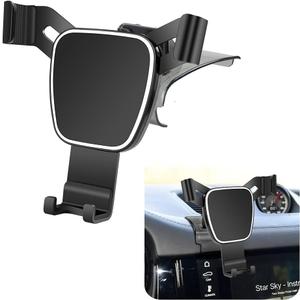 Car Phone Holder for 2015-2025 Porsche Macan and 2019-2023 Cayenne Auto Accessories Navigation Bracket Interior Decoration Mobile Cell Phone Mount