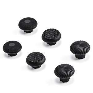 Replacement Thumbstick Caps for PS5 DualSense Edge Controller, Adjustable Thumb Stick Grips for PlayStation 5 Pro Elite Controller with 6 Analog Joysticks
