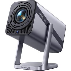 [4K Support/Auto Focus/360Adjustable Stand]Smart-Mini-Projector with WiFi 6 and Bluetooth5.2, Native 1080P Portable Projector, Dolby Audio, iWIMIUS Outdoor Movie Proyector Compatible with Netflix