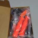 WarmHut 4PCS Retractable Ice Safety Picks for Ice Fishing Safety Kit, Safety Ice Picks for Ice Fishing Equipment Skating Ice Rescue Picks Ice Fishing Spikes (Red)