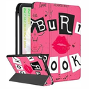 for iPad 9th/8th/7th Generation Case 10.2 Inch Girls Cute Women Folio Smart Cover with Pencil Holder Red Lips Design Funny Girly Teens Unique Cases for iPad 7/8/9 Gen A2602 A2270 A2197