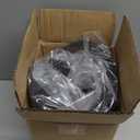 3-in-1 Back Massager with Heat, Vibration & Traction, Triple Fusion Back Massager for Bed and Chair, Electric Lumbar Support Pillow for Lower Back Comfort and Spine Support (Black)