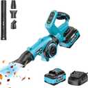 Belife L8 Cordless Leaf Blower, 21V Electric Mini Leaf Cleaner with 4.0Ah Battery and Charger, 190MPH/220CFM, Lightweight Battery Powered Handheld Small Blower for Patio Yard Lawn Care Dust