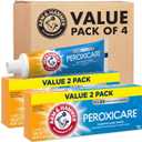 ARM & Hammer Peroxicare Toothpaste for Gum Health, Baking Soda Toothpaste, Clean Mint, 6.0 oz, Pack of 4