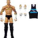 Mattel WWE Top Picks Elite Action Figure & Accessories Set, CM Punk 6-inch Collectible with Swappable Hands, Ring Gear & 25 Articulation Points