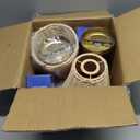 Frideko Rattan Rechargeable Battery Operated Wall Sconces Set of Two with Remote, 3 Colors Dimmable Wireless Wall Light, 5200mAh Indoor Wall Lamp with 4 Timer, Boho Sconces Wall Lighting for Bedroom (Gold)