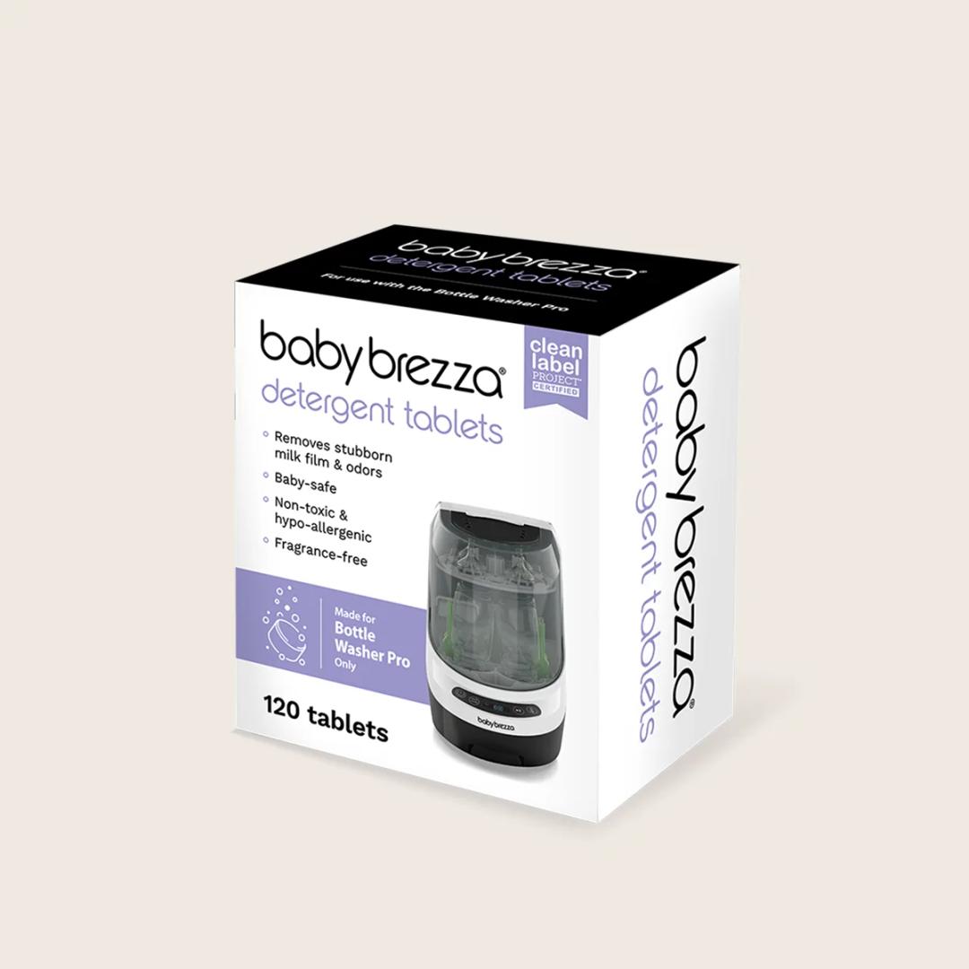 Baby Brezza Universal Detergent Soap Tablets for Baby Brezza Bottle Washer Pro and All Brands of Bottle Washers, 120 Tablets