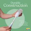 Travel Baby Bottle Drying Rack, Airplane Essentials Cleaning kit Organizer | Bottle Brush Cleaner, Drying Rack Compact, Large Capacity (Blue)