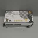 Black Vinyl Gloves, Food Grade Gloves Disposable Latex Free & Powder Free, Guantes for Cleaning Cooking Food Prep, M