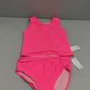 Eddie Bauer Girls' UPF 50+ Swim Bikini Bottom and Racerback Tankini Set M