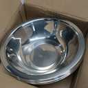 XZJMY Stainless Steel Bowls,6 Inch Flat Rim Flat Base Mixing Bowl,Dip Bowls Set Stackable Dishware safe,Set of 6