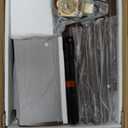 Nightstand, Modern Bedside Table with Storage Drawer and Open Wood Shelf, Accent Night Stand with Solid Wood Legs for Living Room, Bedroom and Small Spaces, Easy Assembly (Walnut Brown)