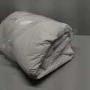 Goose Feathers Down Fiber Comforter Queen Size Duvet Insert,100% Cotton,Hotel Luxury Hypoallergenic Comforter 58oz All Season Medium Warmth White