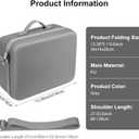 Carrying Case for DJI Neo 2 Accessories, Hard Shell Travel Storage Bag Compatible with DJI Goggles N3, RC Motion 3, Batteries & Charger Hub Shoulder Protection Box