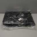 Black Bathroom Rugs 23.6"x16.9", Extra Soft Absorbent Thick Shaggy Bath Rugs, Non Slip Quick Dry Bath Mat, Machine Washable Bath Rugs for Bathroom, Microfiber Rugs for Shower Bathtubs