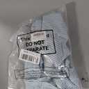 Ruffle Bolster Pillow Cover 8" x 20" Light Blue Stripes Print