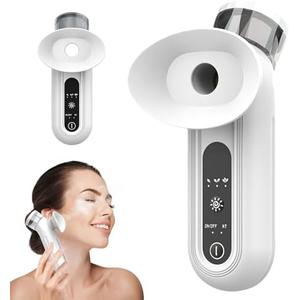 Eye Steamer for Dry Eyes, Heated Eye Steam Sprayer, Portable Nano 2 in 1 Eyes Mist Steamer, Rechargeable Heated Eye Masks for Moisturizing & Cleaning for Face for Home & Travel Use