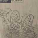 Dream On Me Track Tandem Double Umbrella Stroller in Light Grey, Lightweight Double Stroller for Infant and Toddler, Multi-Position Reversible & Reclining Seats, Large Storage Basket and Canopy