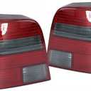 2X Rear Brake Stop Tail Light Lamp for Volkswagen Golf MK4 1998-2002 (Smoked)