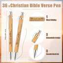 AmazingSpark 148 Pcs Christian Church Gifts for Women God Bless Mother Keychain Bible Verse Pens with Inspirational Prayer Cards Religious Gift for Women VBS Church Party Favors, 5.51 inches x 9.84 inches