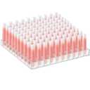 Mumufy Lipstick Holder Clear Acrylic Organizer Makeup Lip Gloss Organizer Plastic Cosmetic Display Case for Lipstick Brushes Bottles Perfume Essential Drawer Vanity Bathroom (100 Slot)