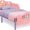 Delta Children Disney Princess 3D Toddler Bed, Pink