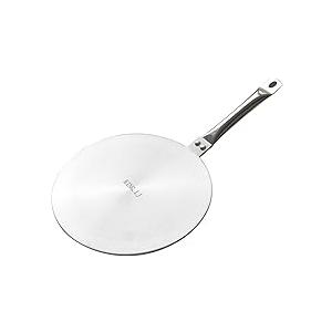 Ferrochef 9.5 Inch Stainless Steel Heat Diffuser Plate Induction/Gas/Glass Cooktop Converter Plate with Removable Handle, Durable and Heat Conductive