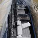 Full Size Bed Frame with Diamond Tufted Headboard, Linen Upholstered Platform Bed and Wooden Slat Support, Noise-Free, No Box Spring Needed, Easy Assembly, Blue