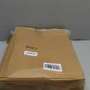 6 Pcs Serving Trays with Handles Trays for Eating 16 x 11 Inch Multi Purpose Plastic Tray Rectangular Anti Skid Decorative Food Tray for Restaurant Breakfast Countertop Party Kitchen (White)