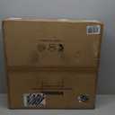 VOLISUN Low Profile Ceiling Fans with Lights and Remote, 23.6in Flush Mount Ceiling Fans with Light, 3000K-6500K Dimmable Fandelier LED Fan Light, Black Bladeless Ceiling Fans with Lights for Bedroom