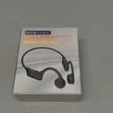 2025 Bone Conduction Bluetooth Headphones, Open-Ear Design, Sweatproof & Waterproof, HD Stereo Sound, 10Hrs Playtime, Lightweight for Daily Life (Gray-Black)