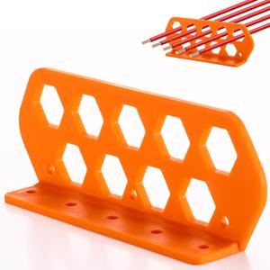 40 Pcs Cable Chase Wire Bracket Cable Support Wire Bracket Holder Electrical Tools for Electrical Cord Organized Management, 1" with 9-Hole Design
